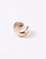 festival chunky molten ear cuff in gold tone